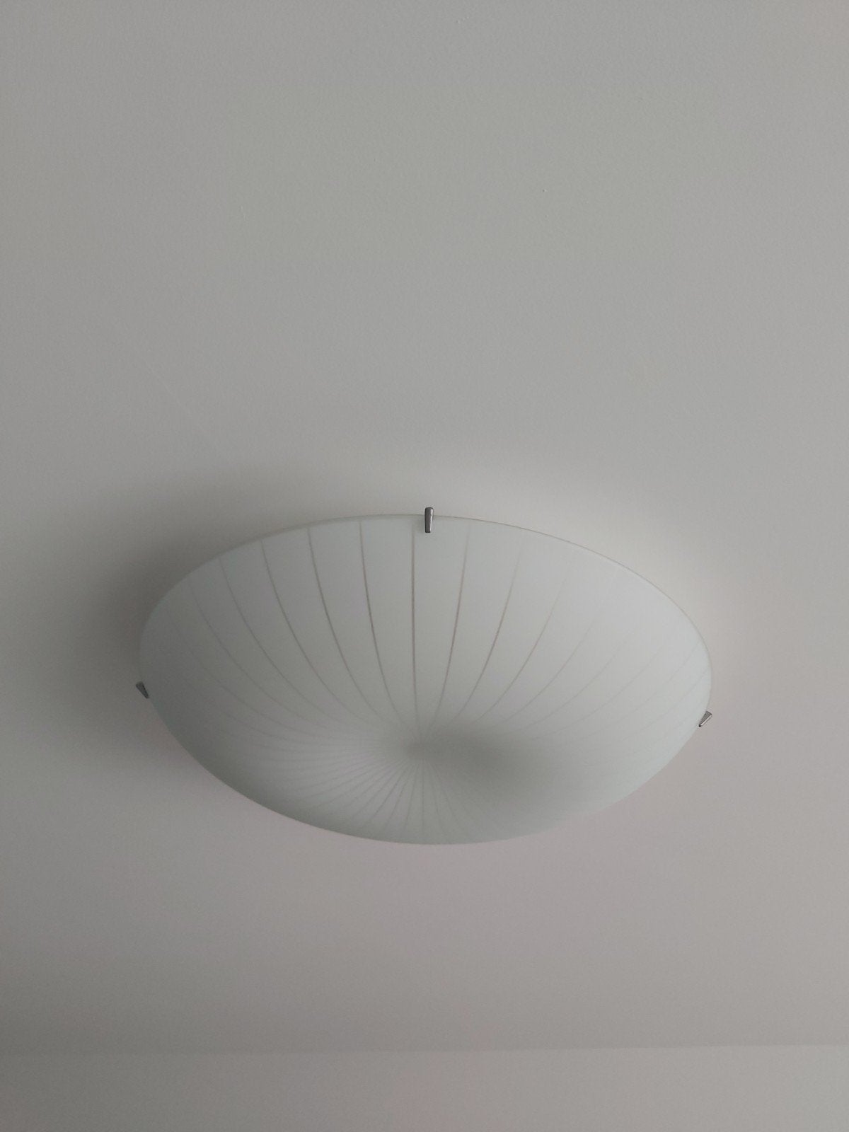 Ikea Calypso plafondlampen - 50 cm diameter, Ophalen of Verzenden, Gebruikt, Glas