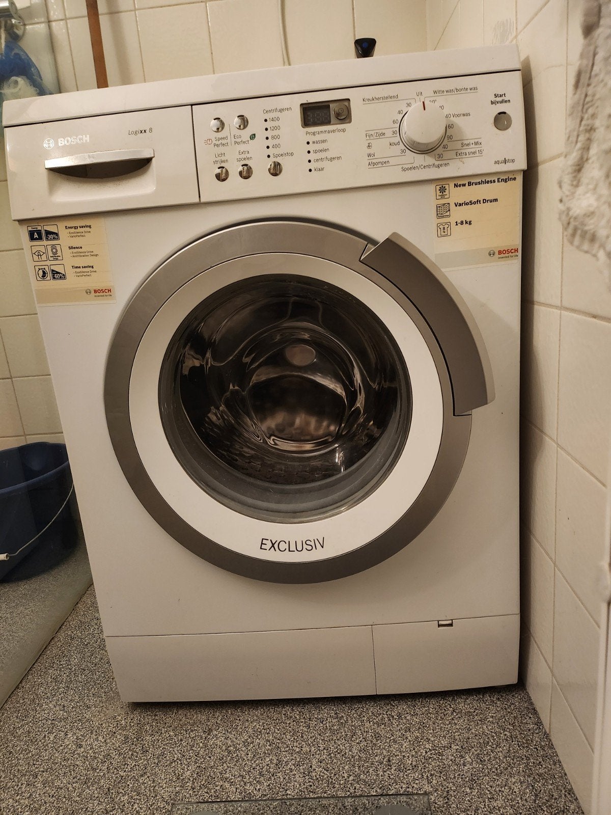 Wasmachine van Bosch, Ophalen, Gebruikt, Voorlader, Energieklasse A of zuiniger