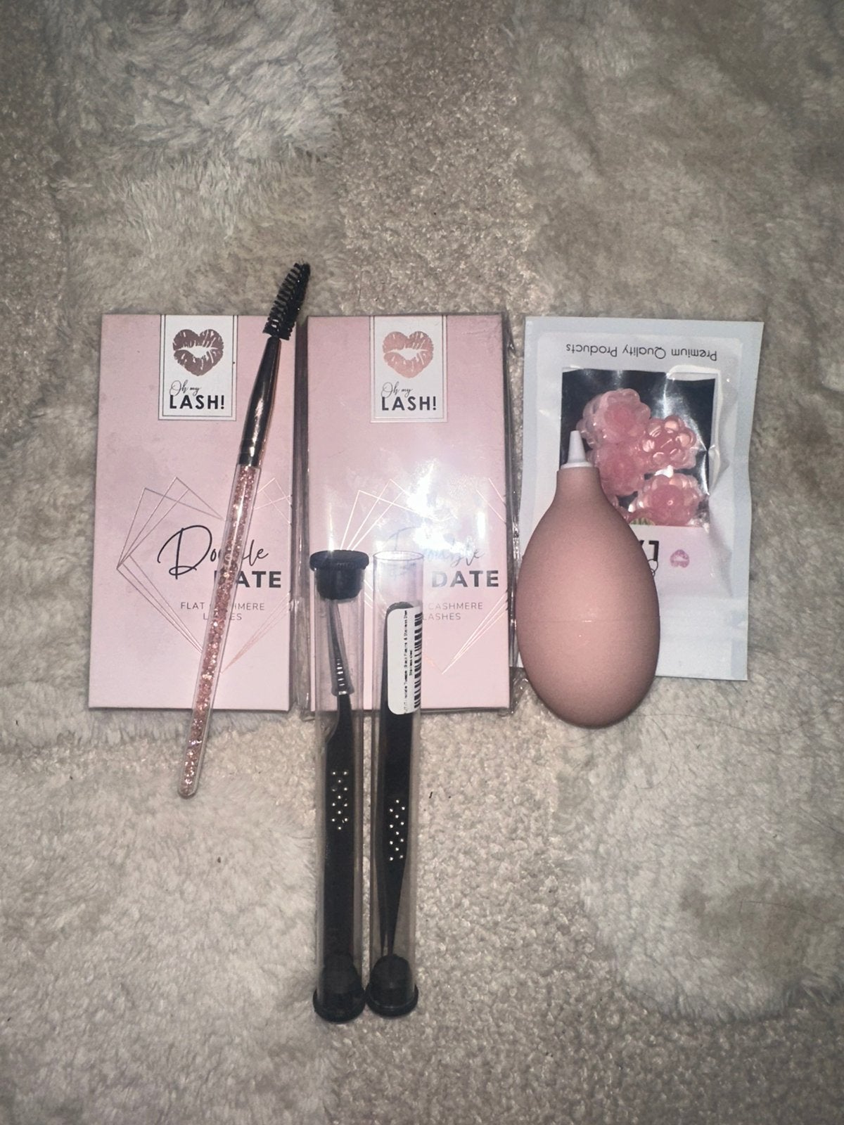 Professionele wimpers inclusief spullen oh my lash, Ophalen of Verzenden, Nieuw, Roze