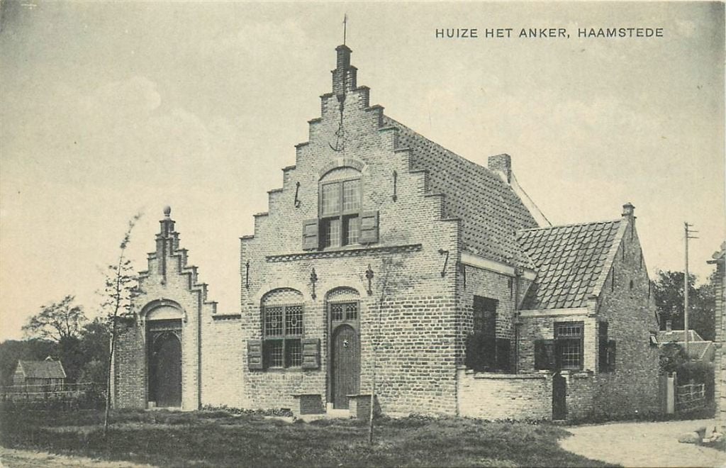 379-195-037 Haamstede Huize Het Anker, Verzamelen, Ophalen of Verzenden, Voor 1920, Zeeland
