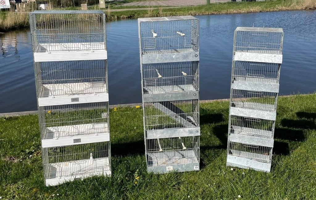 Stapelkooien, Dieren en Toebehoren, Vogels | Hokken en Kooien, Ophalen, Metaal, Vogelkooi