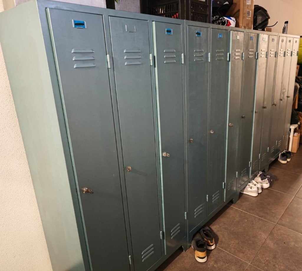 Industriële Lockers / Kluisjes (4 units van 3 kluisjes), Ophalen, Gebruikt, Industrieel