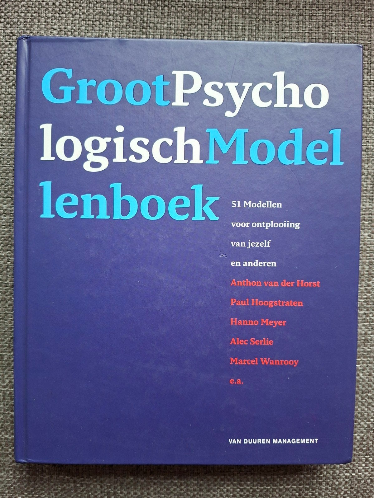 Groot Psychologisch Modellenboek, Zo goed als nieuw, Gamma, Anthon van der Horst, Paul Hoogstraten, Hanno Meyer, Alec Serlie, HBO