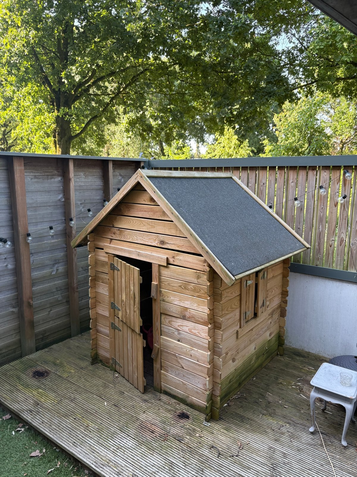 Houten speelhuisje voor kinderen, Ophalen, Gebruikt, Hout