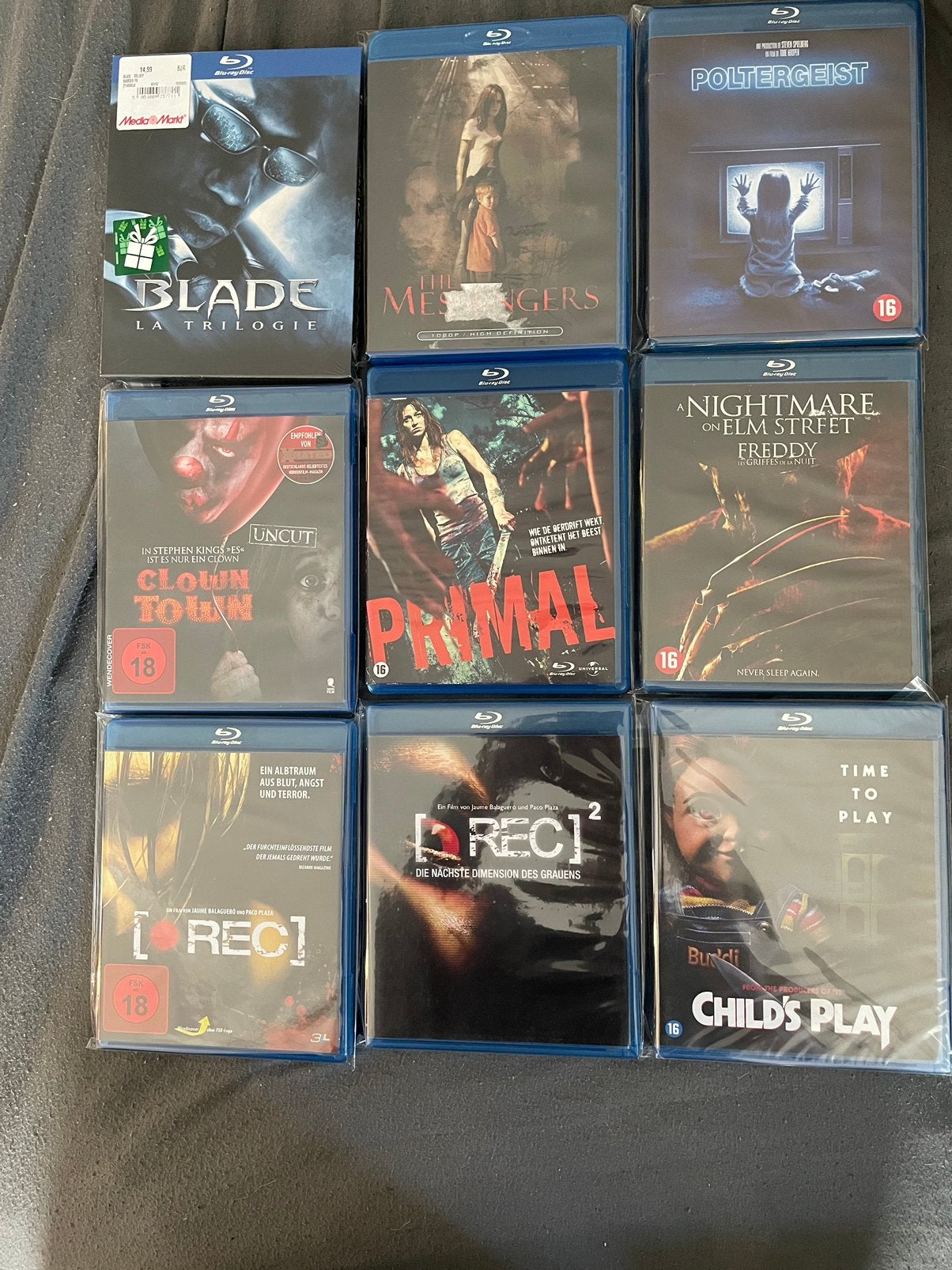 Grote Horror Blu-ray Collectie – 59 films – Scream / Saw, Cd's en Dvd's, Ophalen of Verzenden, Zo goed als nieuw, Horror