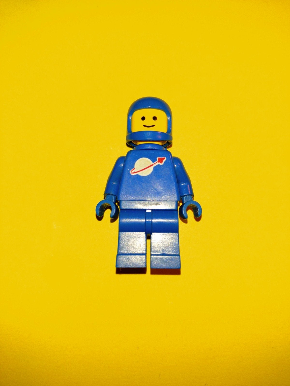 LEGO SPACE BLUE CLASSIC SPACEMAN FIGUUR/POPPETJE, Kinderen en Baby's, Speelgoed | Duplo en Lego, Lego, Ophalen of Verzenden, Zo goed als nieuw