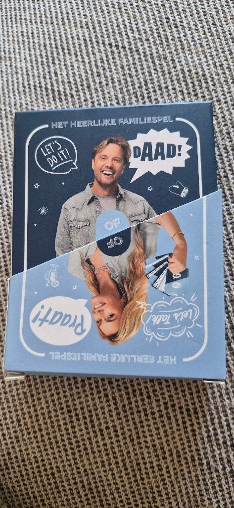 Praat of Daad - Nicolette van Dam en Bas Smit - Spel, Vijf spelers of meer, Ophalen of Verzenden, Nieuw, Onbekend