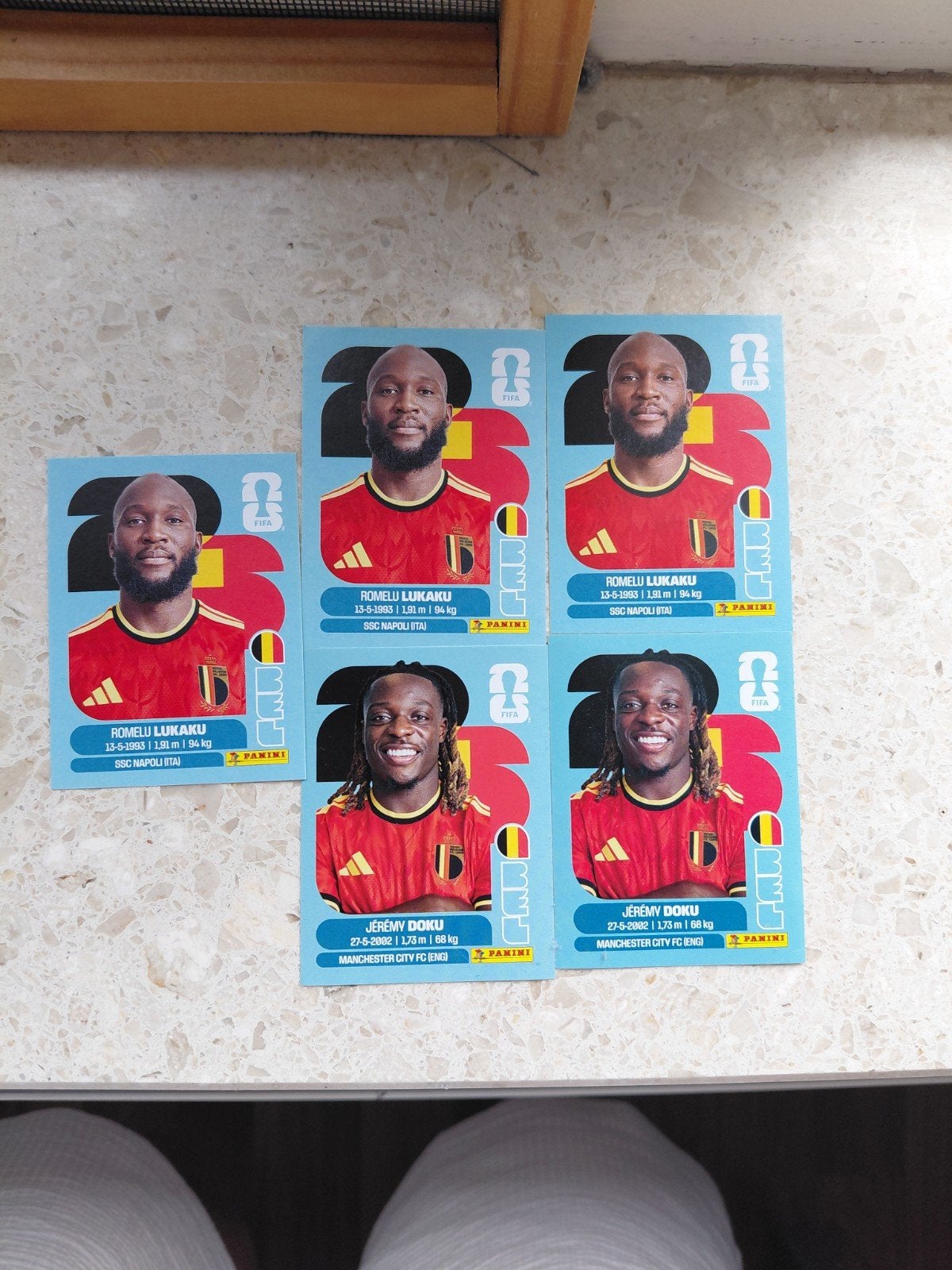 Panini FIFA 23 Romelu Lukaku & Jérémy Doku Voetbalkaarten, Ophalen, Zo goed als nieuw, Buitenlandse clubs, Spelerskaart