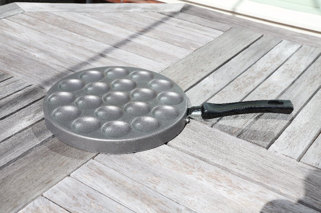 Poffertjespan, Ophalen of Verzenden, Gebruikt, Overige materialen, Pannenkoekenpan