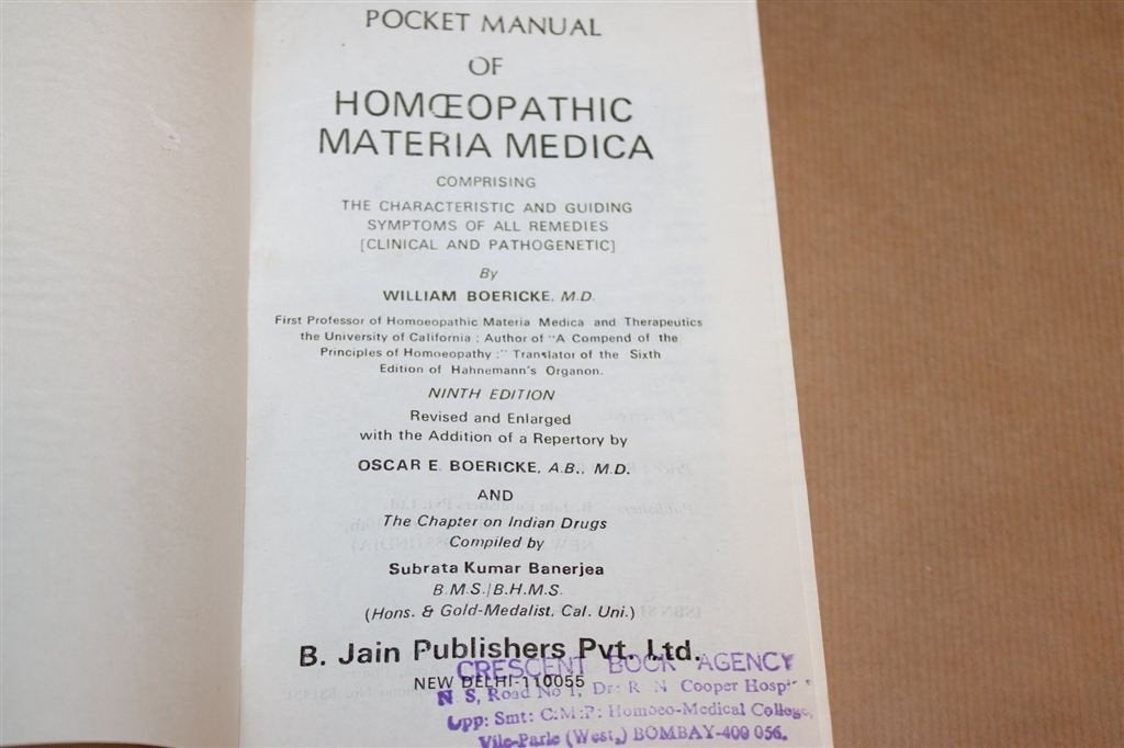 Boericke Materia Medica with Repertory — Homeopathie, Boeken, Ophalen of Verzenden, Gelezen, Overige onderwerpen, Achtergrond en Informatie