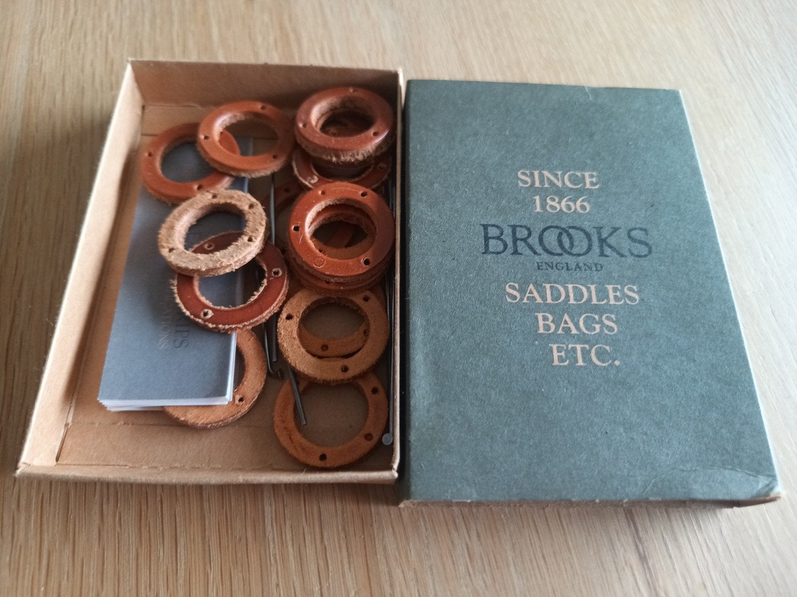 Brooks Leren handvatonderdelen - Nieuw in Doos, Leer, Elektrische fiets, Overige typen, Ophalen of Verzenden