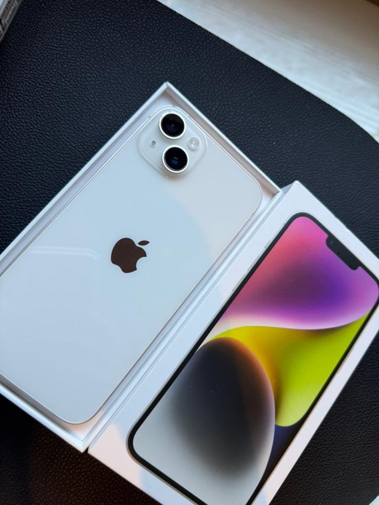 Apple iPhone 14 Plus Wit - Zo goed als nieuw, 128 GB, IPhone 14 Plus, Wit, Ophalen of Verzenden