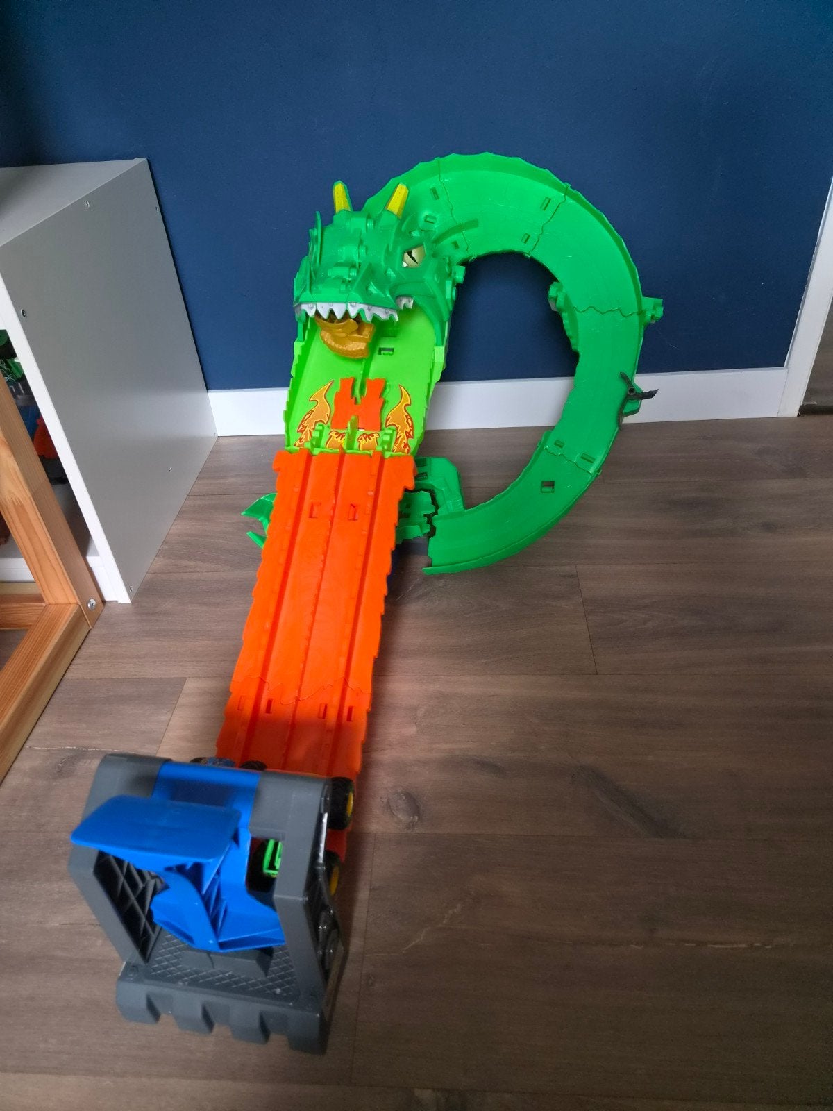 Monster trucks dragon racebaan, Ophalen of Verzenden, Zo goed als nieuw, Elektrisch, Overige merken