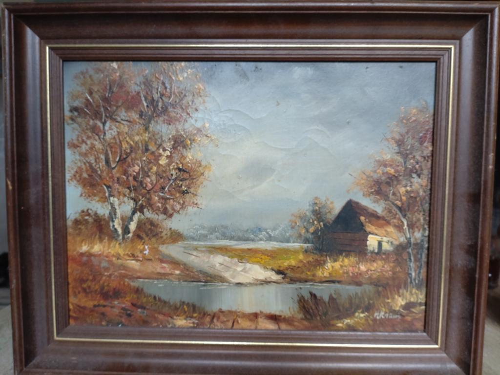 Henner krauf  schilderij, Ophalen of Verzenden
