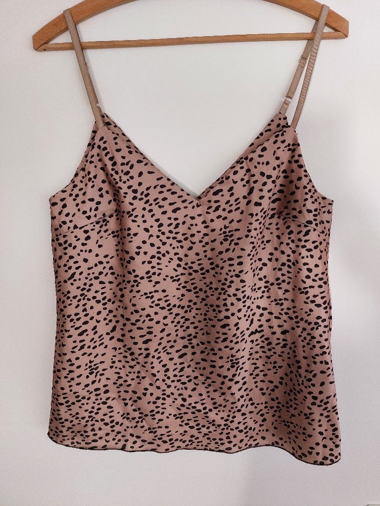 Nieuwe Silk touch cheetah top camel mt L/XL, Bruin, Maat 46/48 (XL) of groter, Nieuw, Ophalen of Verzenden