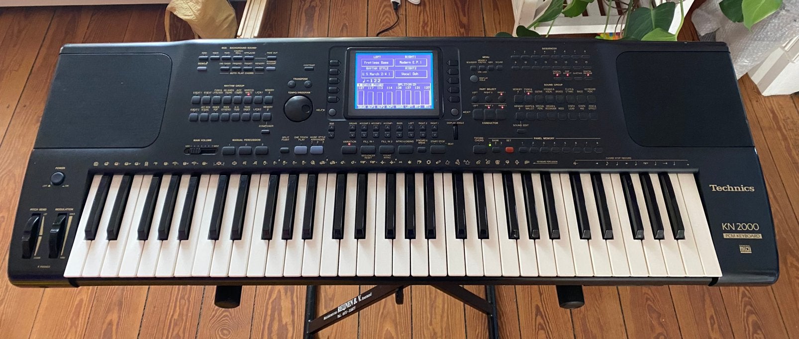 Technics vintage KN-2000 Keyboard, Muziek en Instrumenten, Keyboards, Ophalen, Midi-aansluiting, Technics, 61 toetsen
