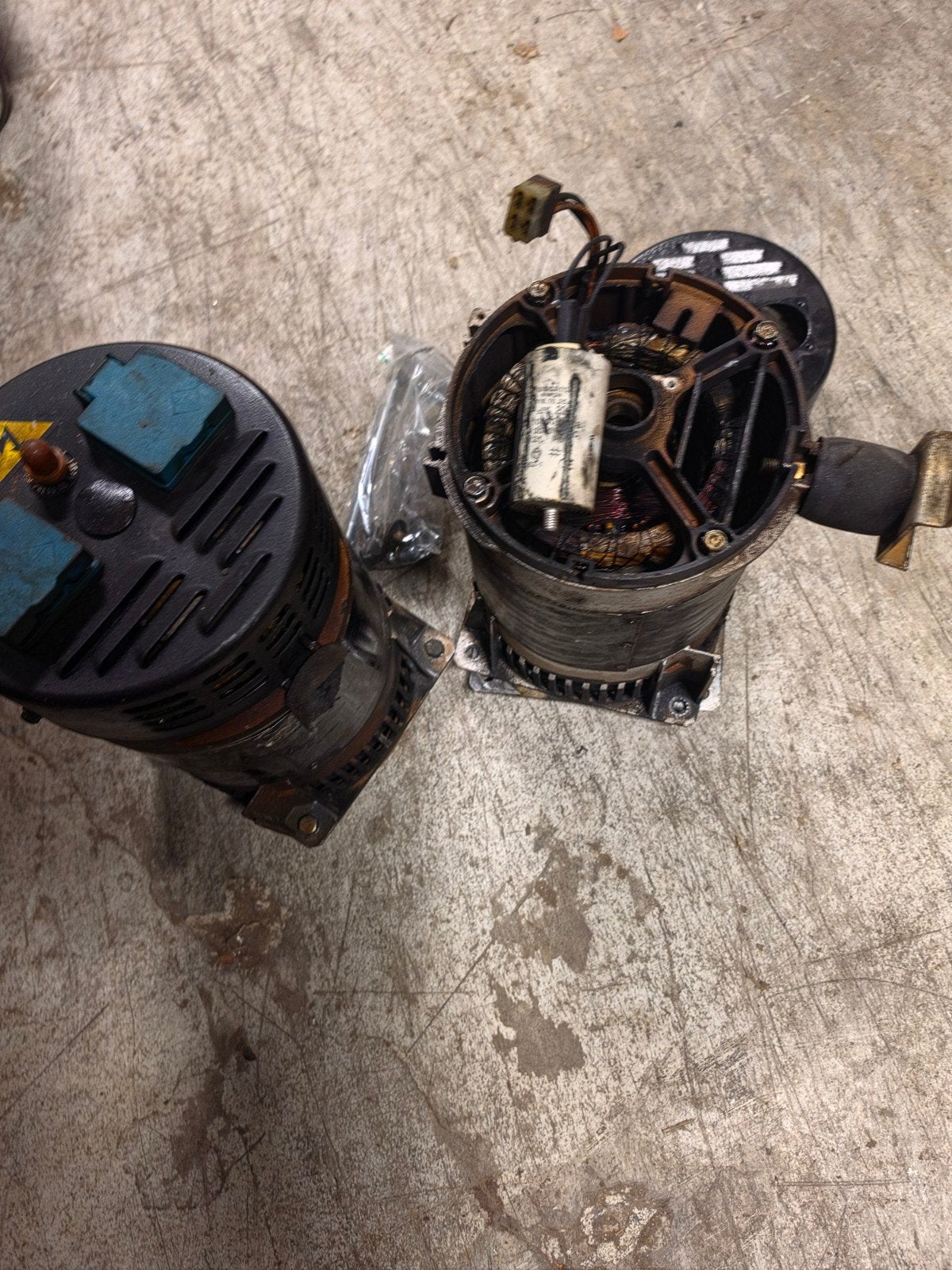 2x Mecc Alte S16W-105 Alternator / Generator-kop 4.1 kVA, Ophalen of Verzenden, Gebruikt