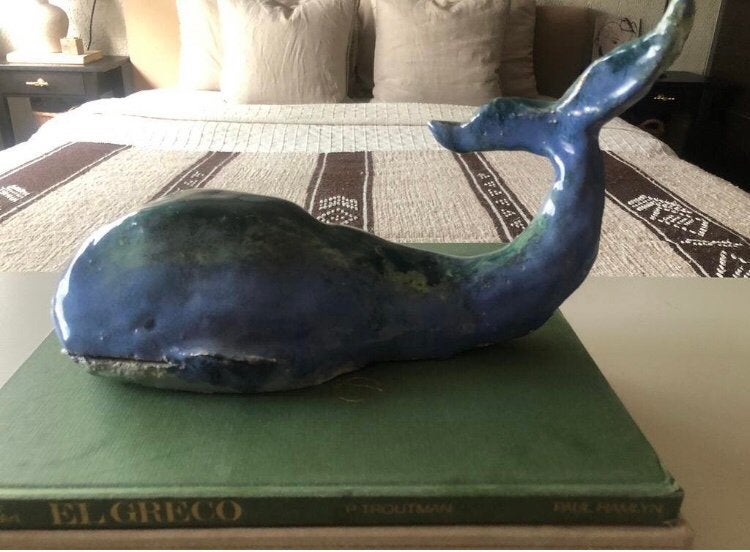 Handgemaakte walvis van keramiek, Antiek en Kunst, Kunst | Designobjecten, Verzenden