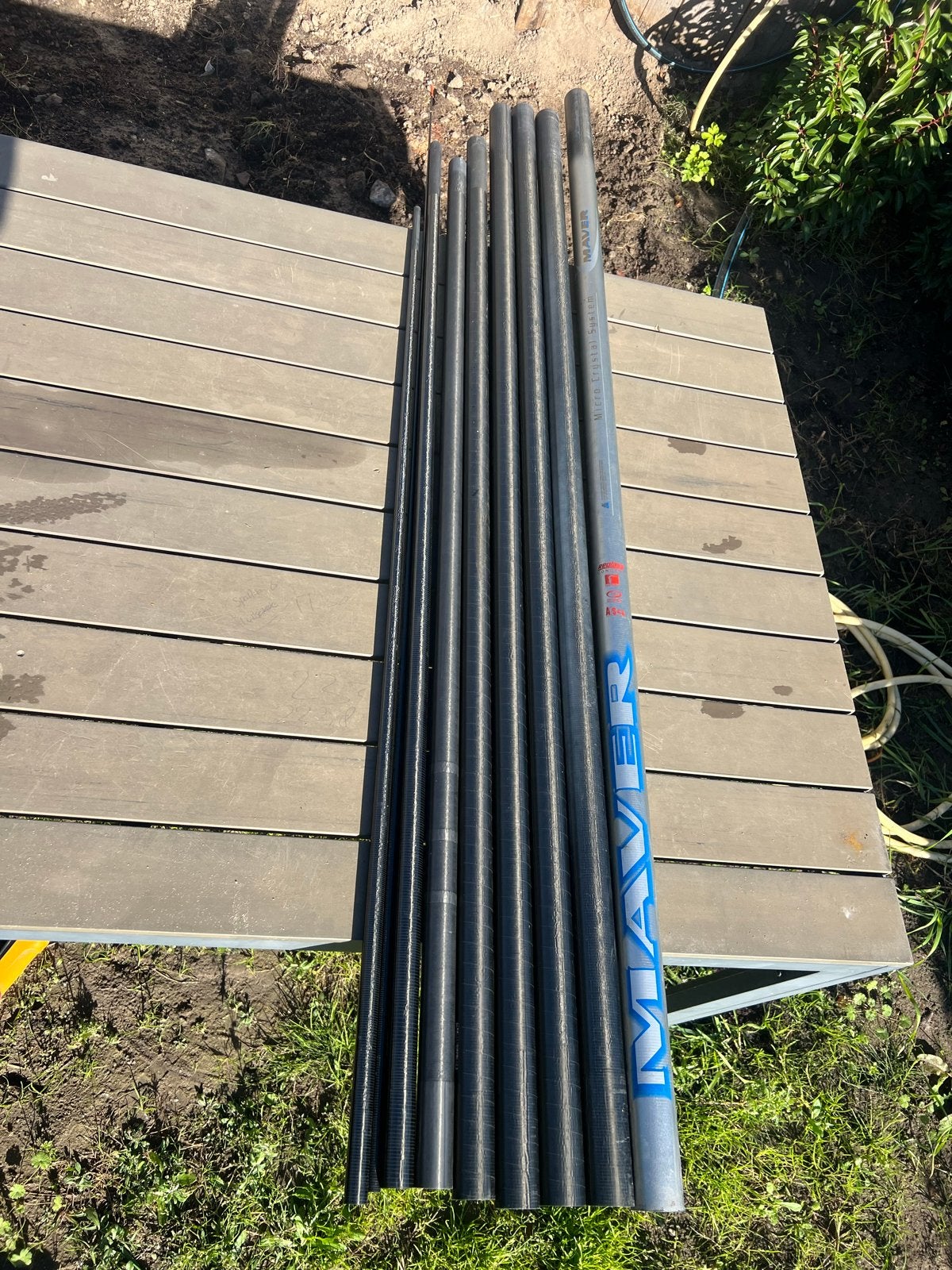 Maver vaste stok 13 meter €100 koopje, Ophalen, Gebruikt, Vaste hengel