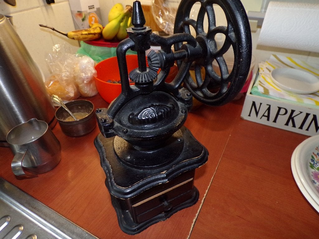 Vintage koffiemolen, Ophalen of Verzenden, Gebruikt