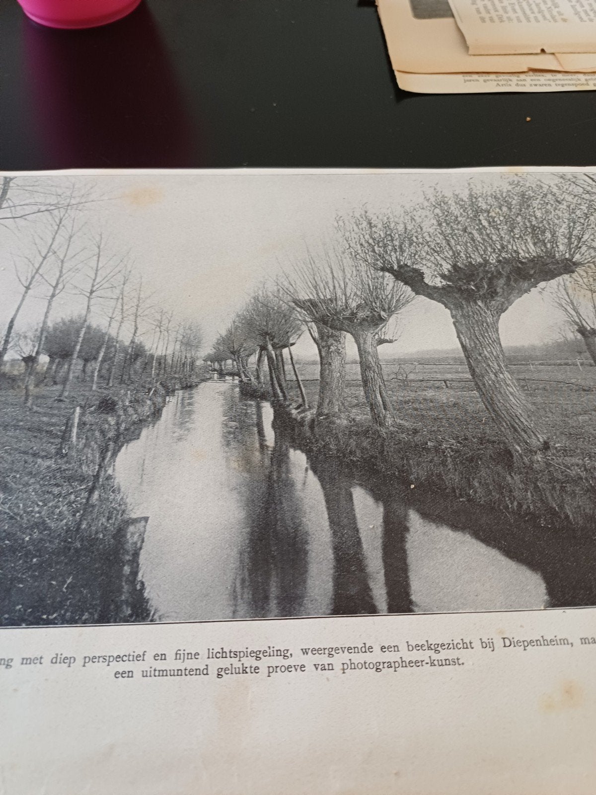 knipsel beekgezicht Diepenheim 1911, Ophalen of Verzenden, Voor 1920, Knipsel(s)