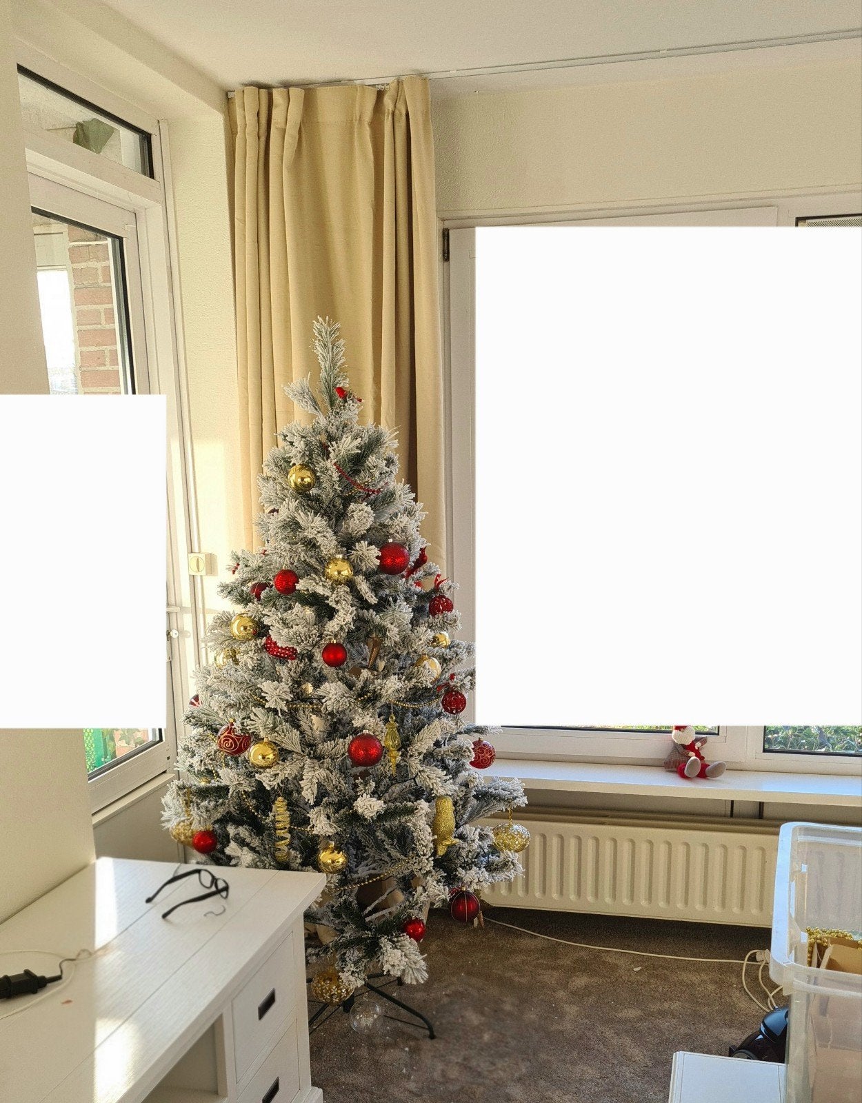 Kerstboom 110 x 180cm, Ophalen, Gebruikt