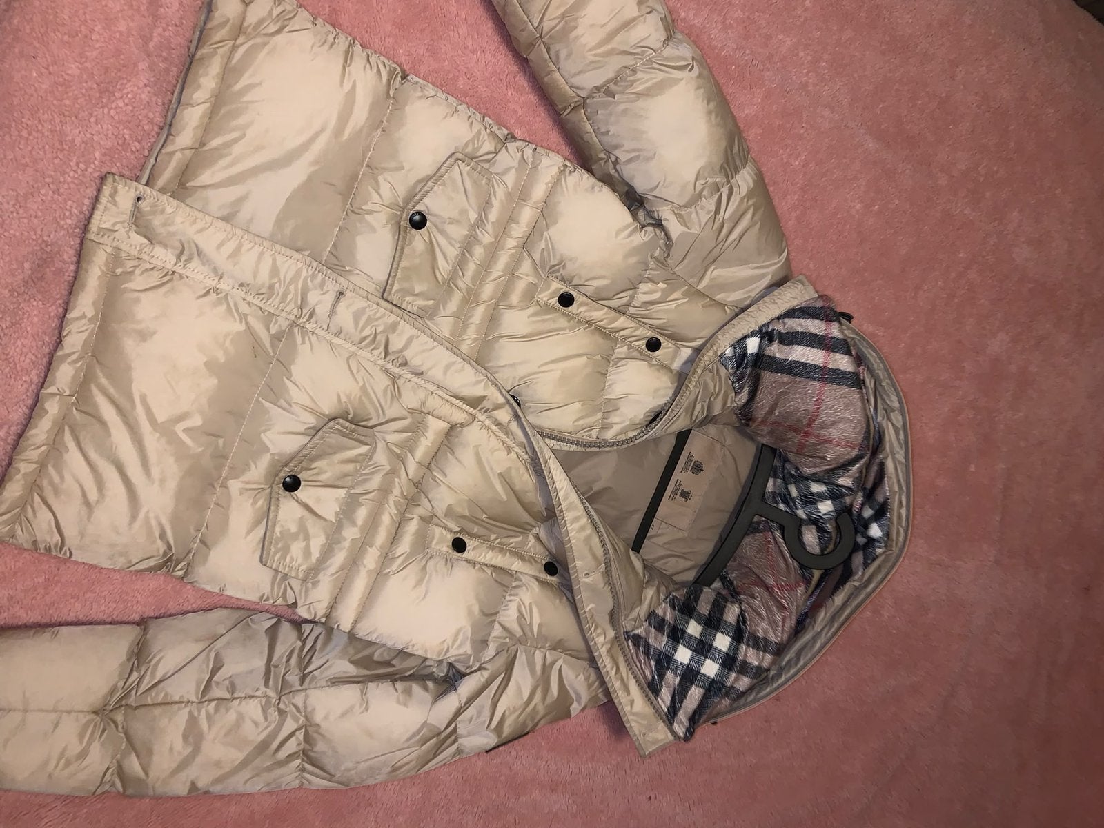 Nieuwe Burberry London jas maat L, Ophalen of Verzenden, Zo goed als nieuw, Maat 52/54 (L), Beige