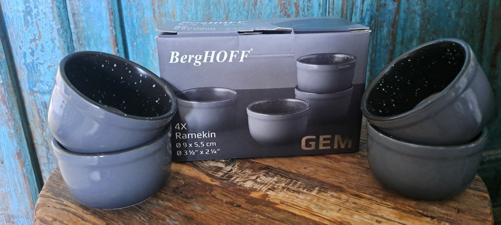 nieuw BergHOFF GEM Ramekin - Set van 4, Overige merken, Nieuw, Ophalen of Verzenden, Kom(men)