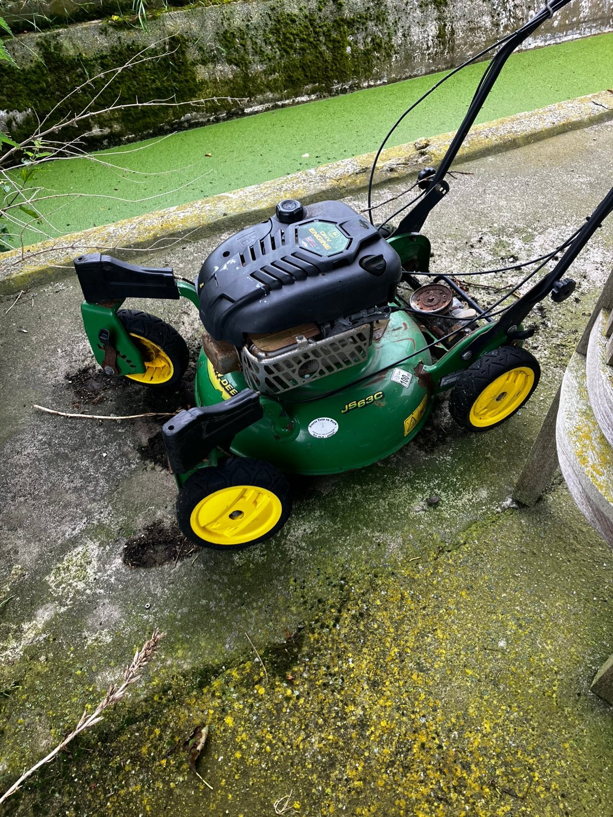 John deere voor onderdelen of reparatie, Ophalen, Zo goed als nieuw