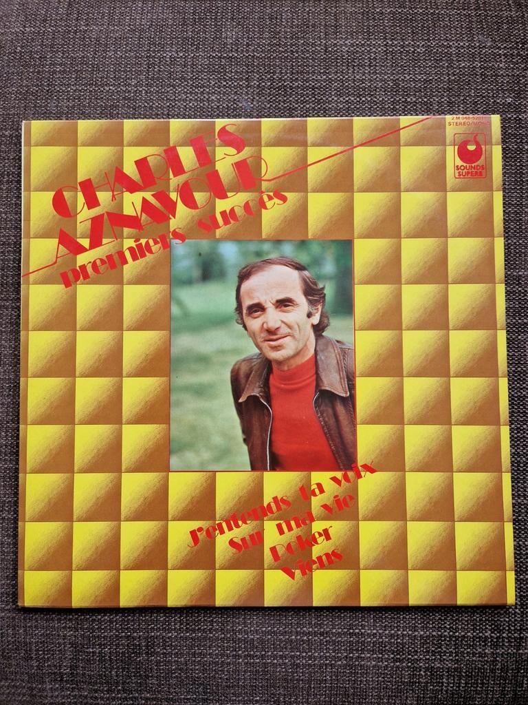 Charles Aznavour - Premiers Succes LP (Vinyl), Cd's en Dvd's, Ophalen of Verzenden, Gebruikt