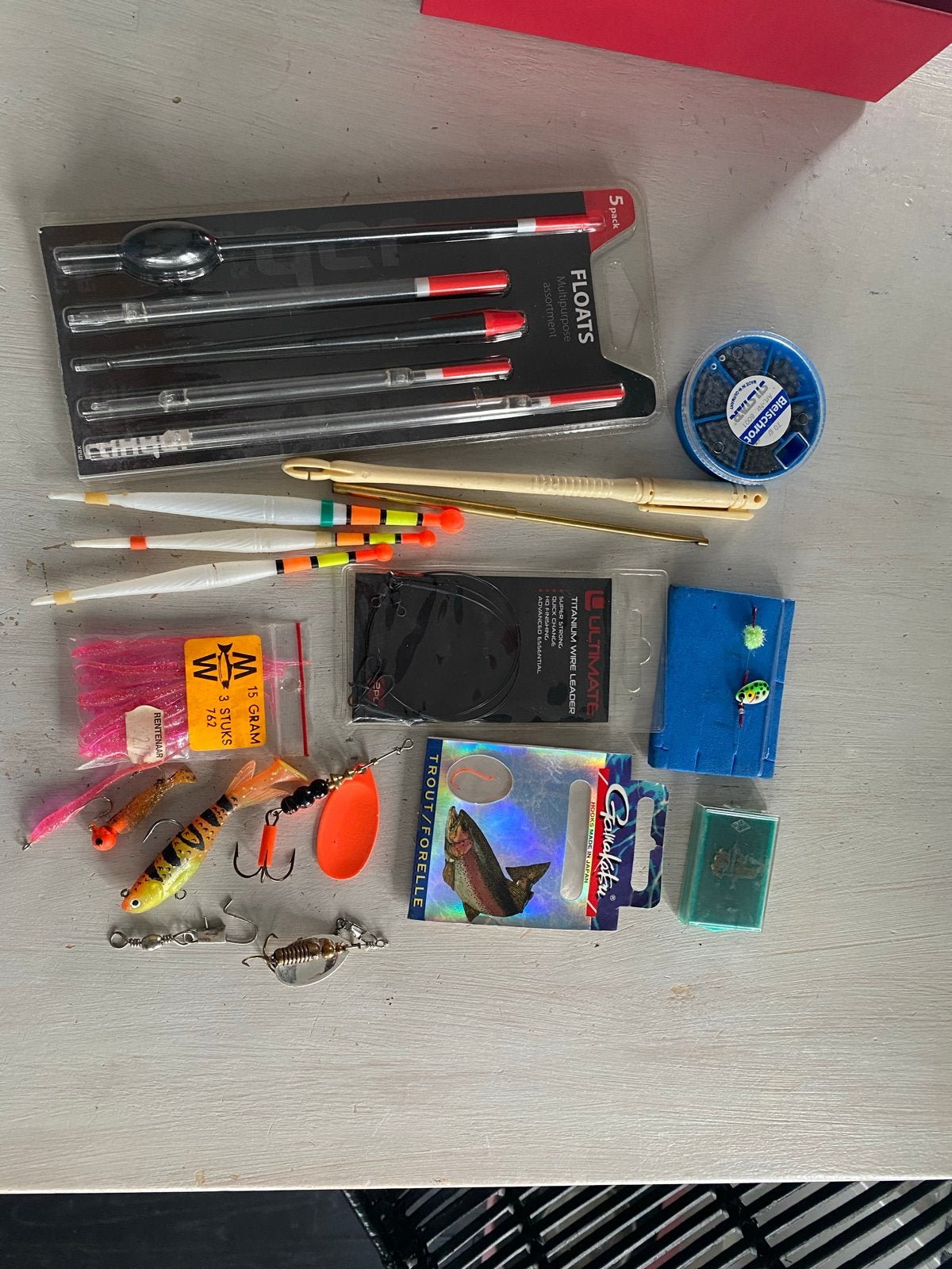 Visspullen voor Forel,baars, Dobbers, Kunstaas, Lood en Meer, Ophalen, Gebruikt, Overige typen