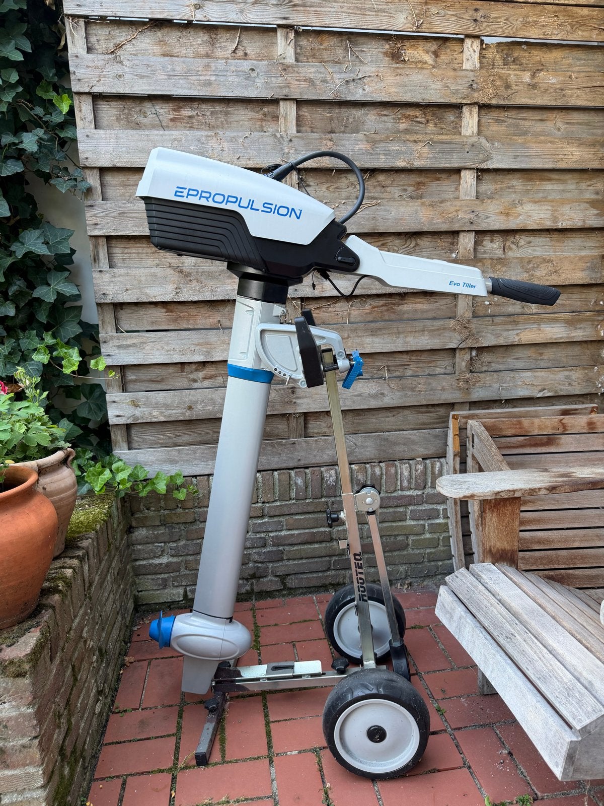 ePropulsion Spirit 1.0 Plus Langstaart Vaarset compleet, Watersport en Boten, Buiten- en Binnenboordmotoren, Ophalen, Met afstandsbediening