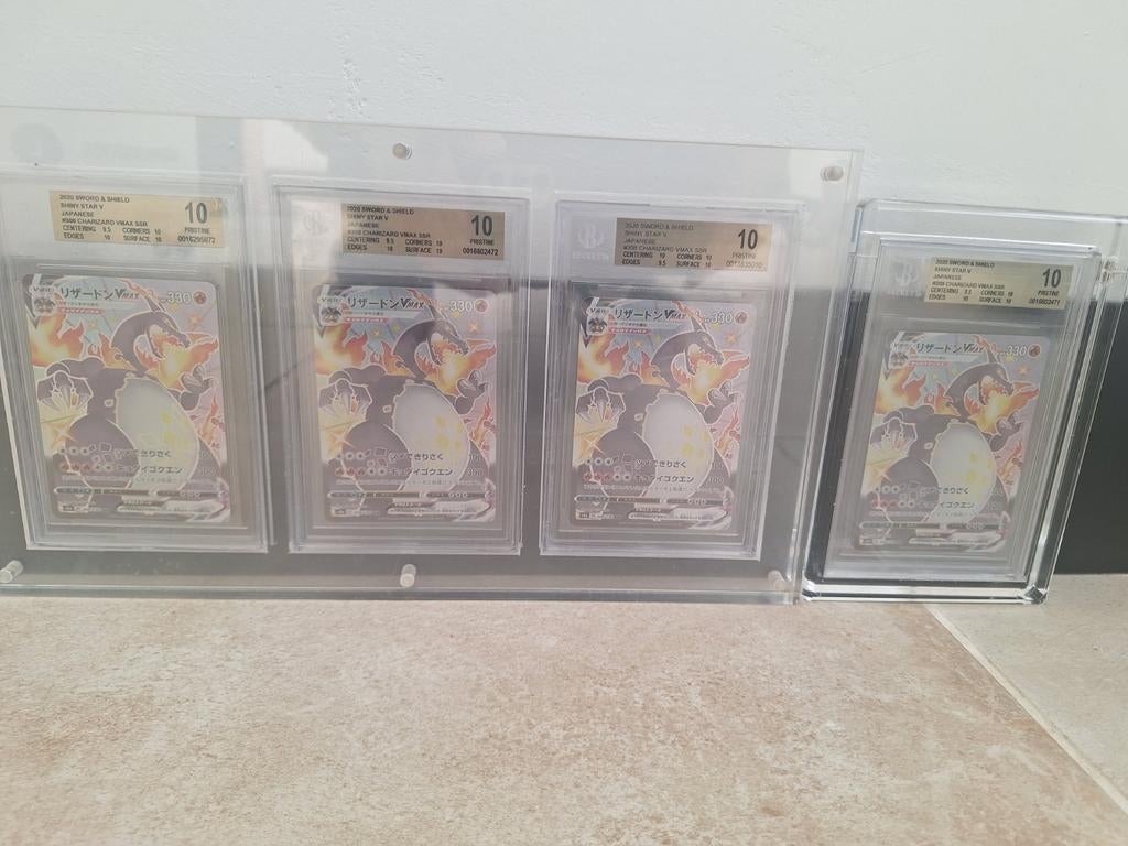 4x Charizard VMAX PSA 10 - Japanse Shiny Star V, Ophalen of Verzenden, Nieuw, Meerdere kaarten, Foil