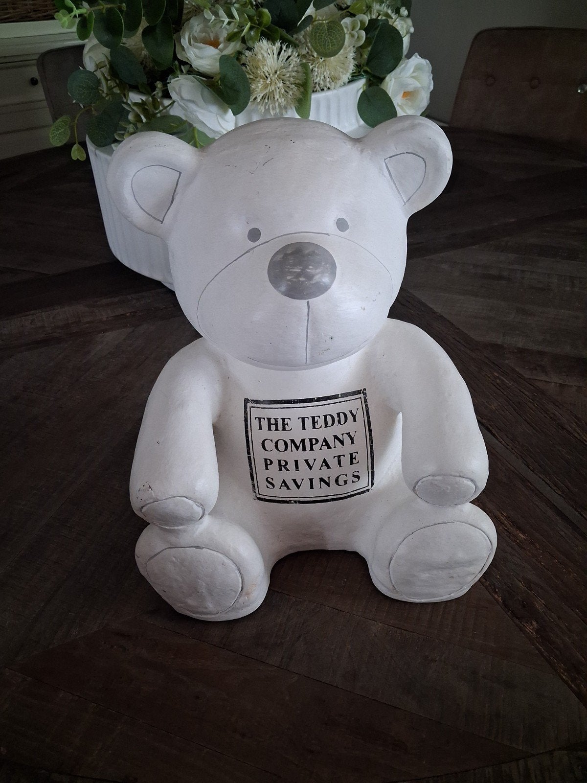 Riviera Maison Beer Spaarpot - The Teddy Company, Ophalen, Gebruikt, Steen, Aardewerk of Keramiek, Dier
