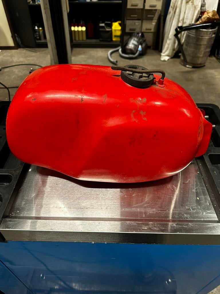 Oldtimer brommer/motor benzine tank, Ophalen of Verzenden