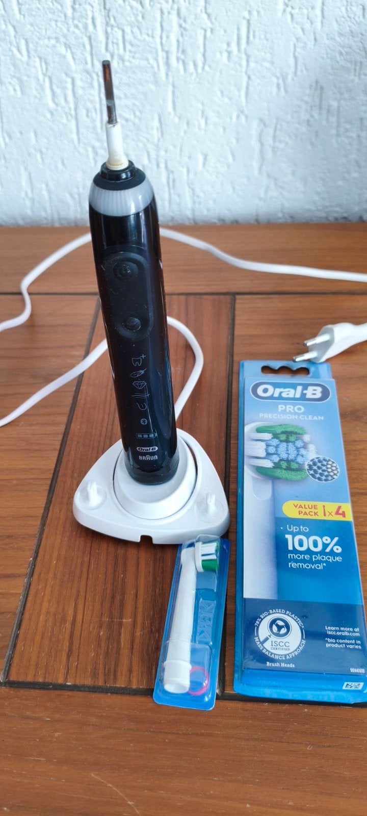 Oral-B Genius X Elektrische Tandenborstel Zwart, Ophalen of Verzenden, Gebruikt, Mondverzorging