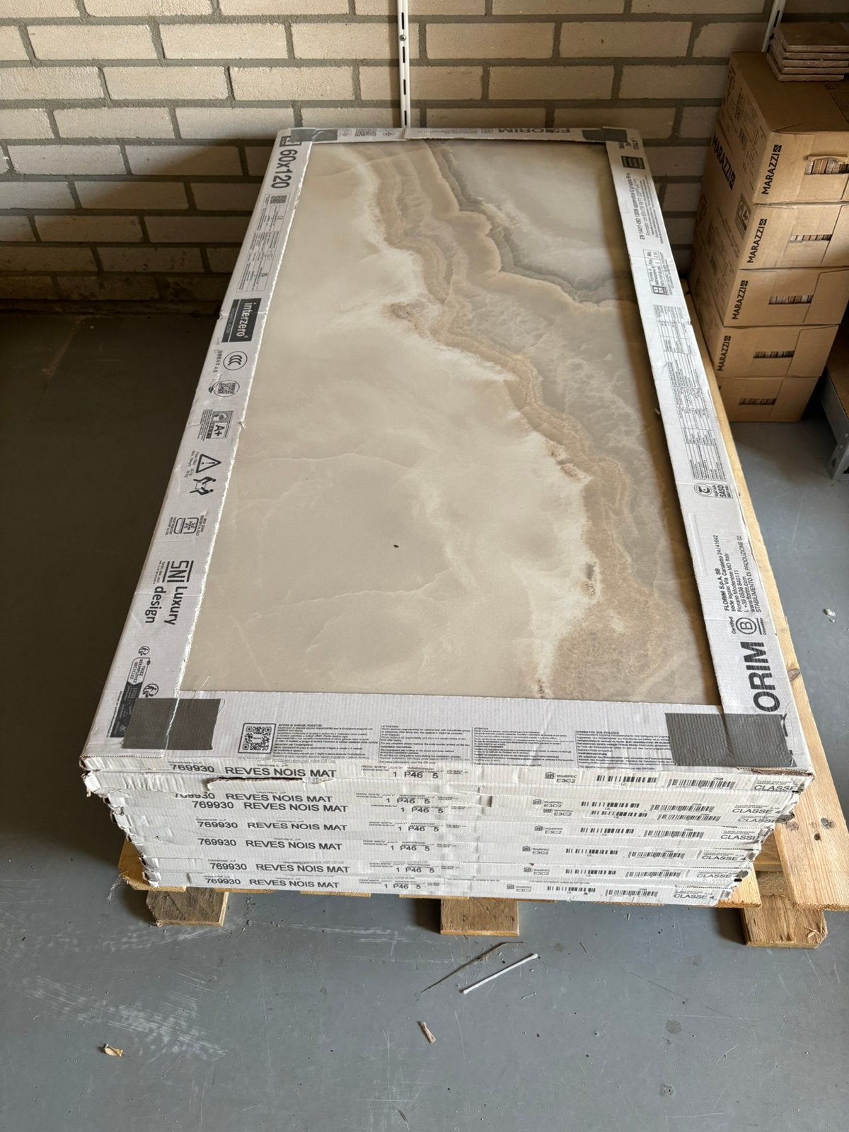 Nieuwe wandtegels 60x120cm, Ophalen, 60 cm of meer, Nieuw, 10 m² of meer