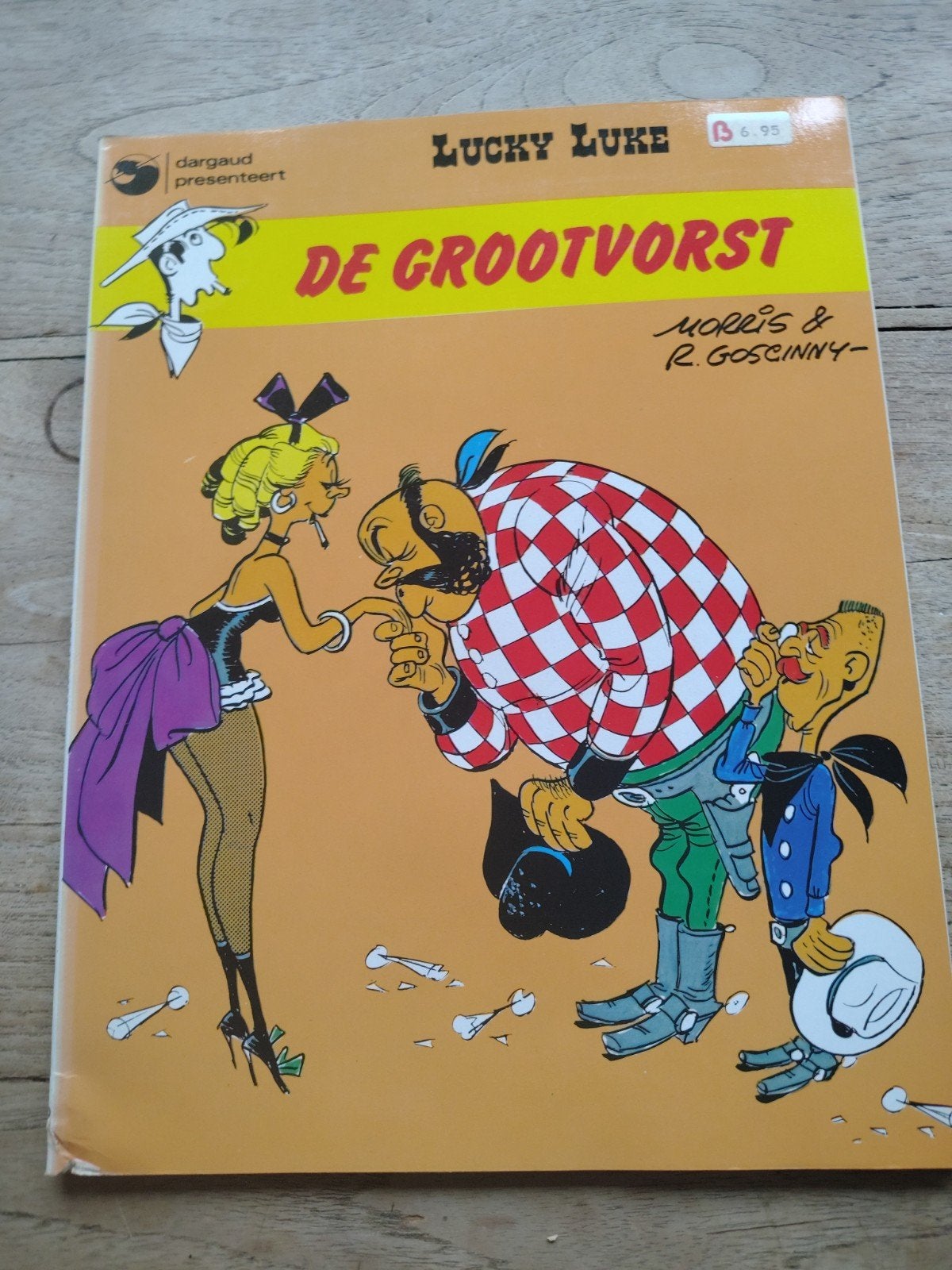 Lucky Luke - De Grootvorst (Morris & Goscinny), Gelezen, Eén stripboek, Ophalen of Verzenden, Morris & Goscinny