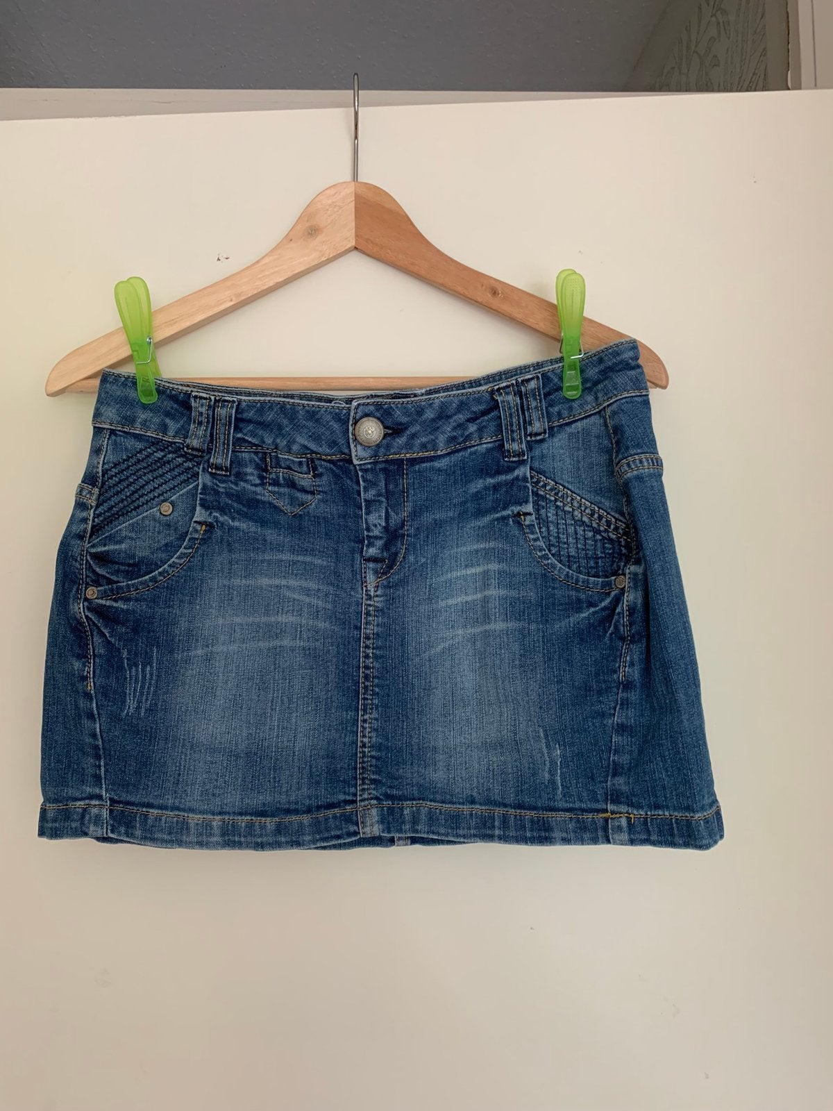 Mini spijker rokje, Kleding | Dames, Blauw, Gedragen, Boven de knie, Ophalen