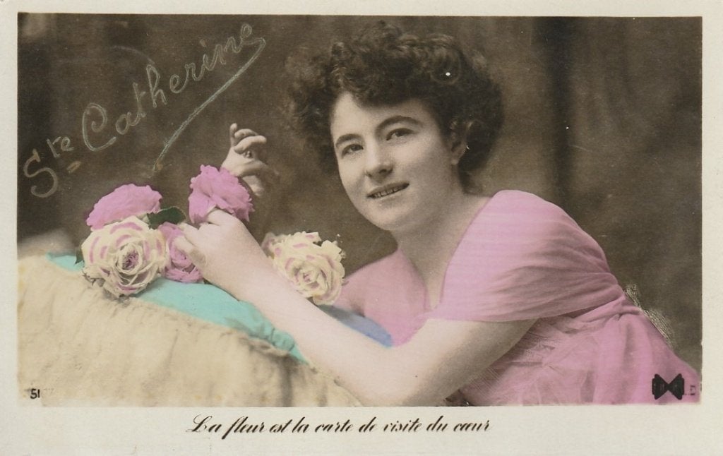 MEISJE JURK UIT 1910 GLANZENDE ZEER MOOI OUDE KAART KO606, Ophalen of Verzenden, Voor 1920, Gelopen, Overige thema's
