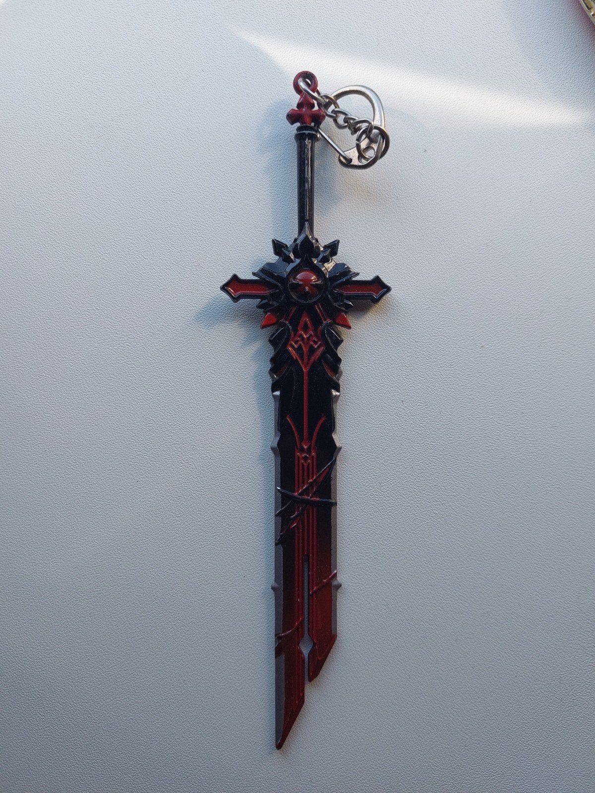 Diluc sword Keychain Genshin Impact, Ophalen of Verzenden, Nieuw, Overige typen