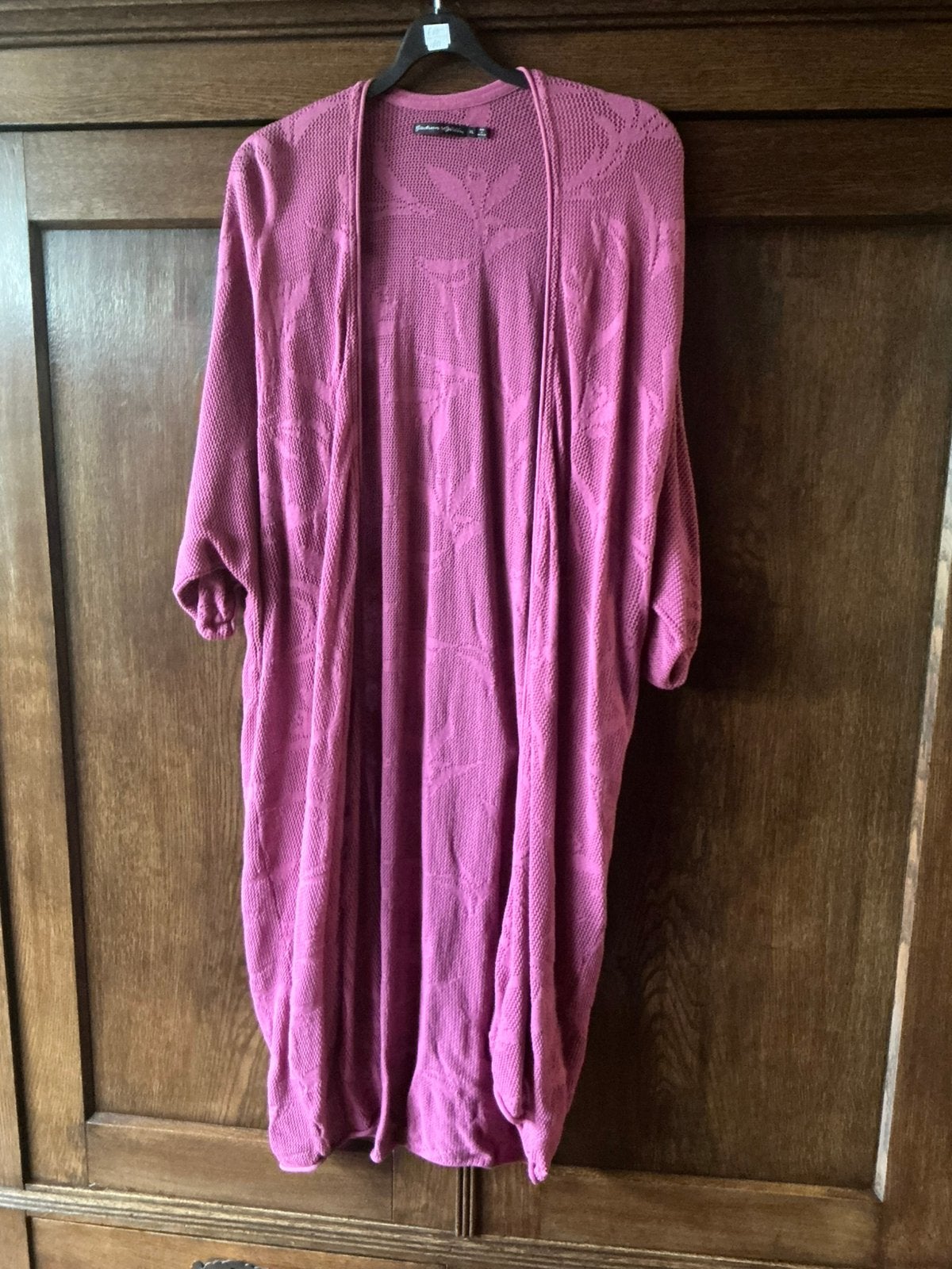 Prachtig Gudrun Sjoden ❤️ ajour gebreid vest XL/XXL, Trui of Vest, Ophalen of Verzenden, Zo goed als nieuw, Roze