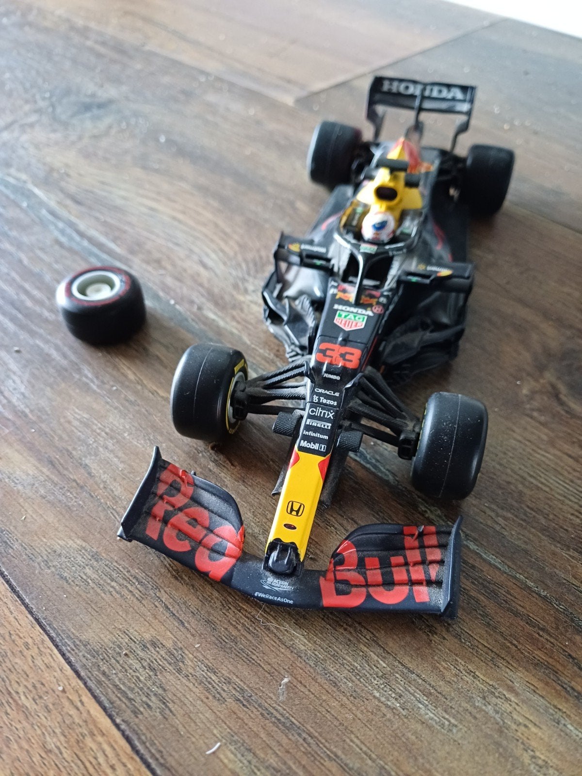 Max Verstappen auto met een reservewiel, Ophalen of Verzenden, Zo goed als nieuw, Auto, Overige merken