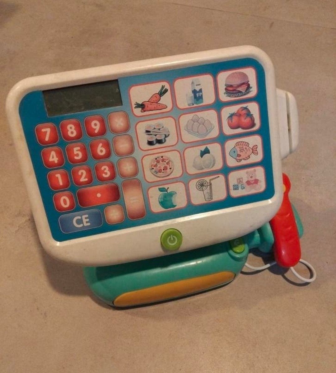 Speelgoed kassa met geluid en scanner prijs 2,50, Ophalen of Verzenden, Zo goed als nieuw, Jongen of Meisje