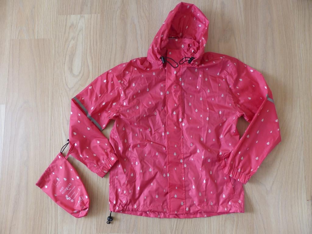 Kids regenjas maat 152 roze, Kinderen en Baby's, Ophalen of Verzenden, Nieuw, Meisje, Jas