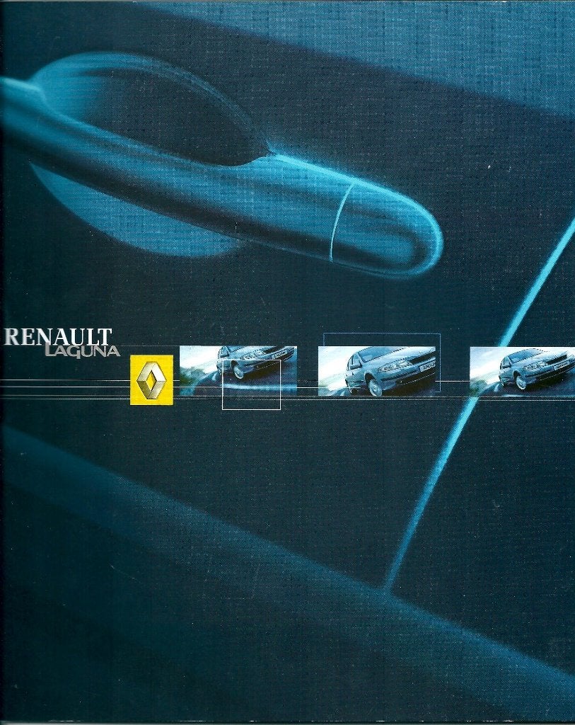 Brochure Renault Laguna en Laguna Grand Tour 2001, Ophalen of Verzenden, Gelezen, Renault