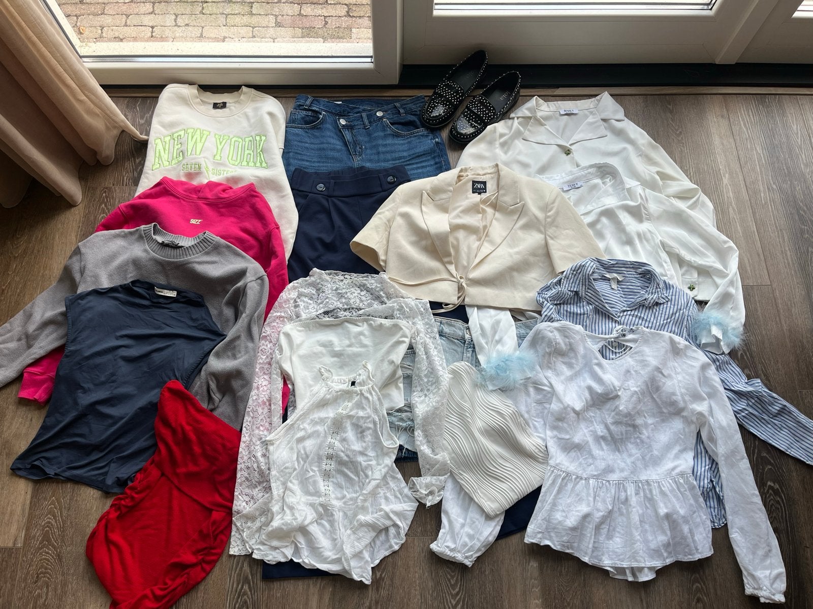 Grote kledingbundel dameskleding TessV, Zara, Pull&Bear, Ophalen of Verzenden, Zo goed als nieuw, Maat 36 (S)