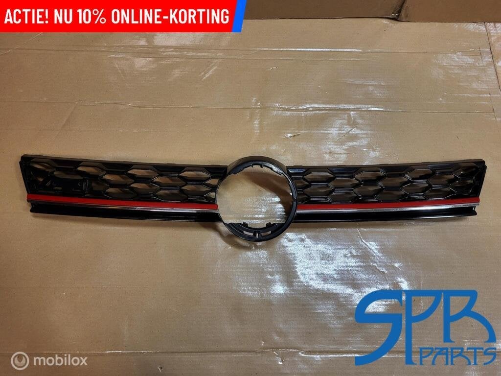Vw GOLF 7 VII 7.5 FACELIFT GTI GRILLE AFDEKKING GRILL LIJST, Gebruikt, VOLKSWAGEN, Volkswagen, Ophalen of Verzenden