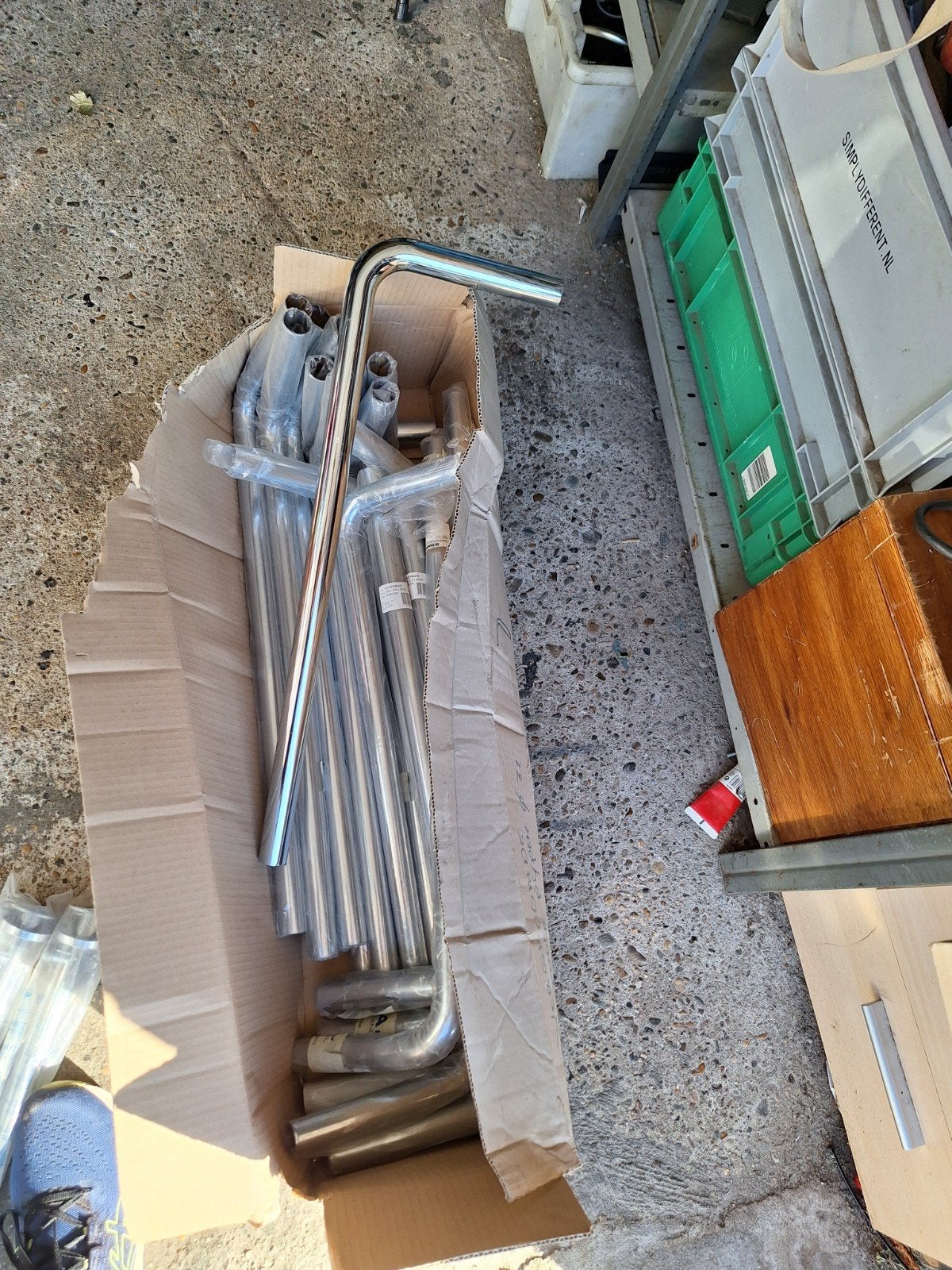Partij vloerbuis chroom 750 x 220 x 32 mm
Perstuk 10,-
Of al, Nieuw, Ophalen of Verzenden, X, Chroom