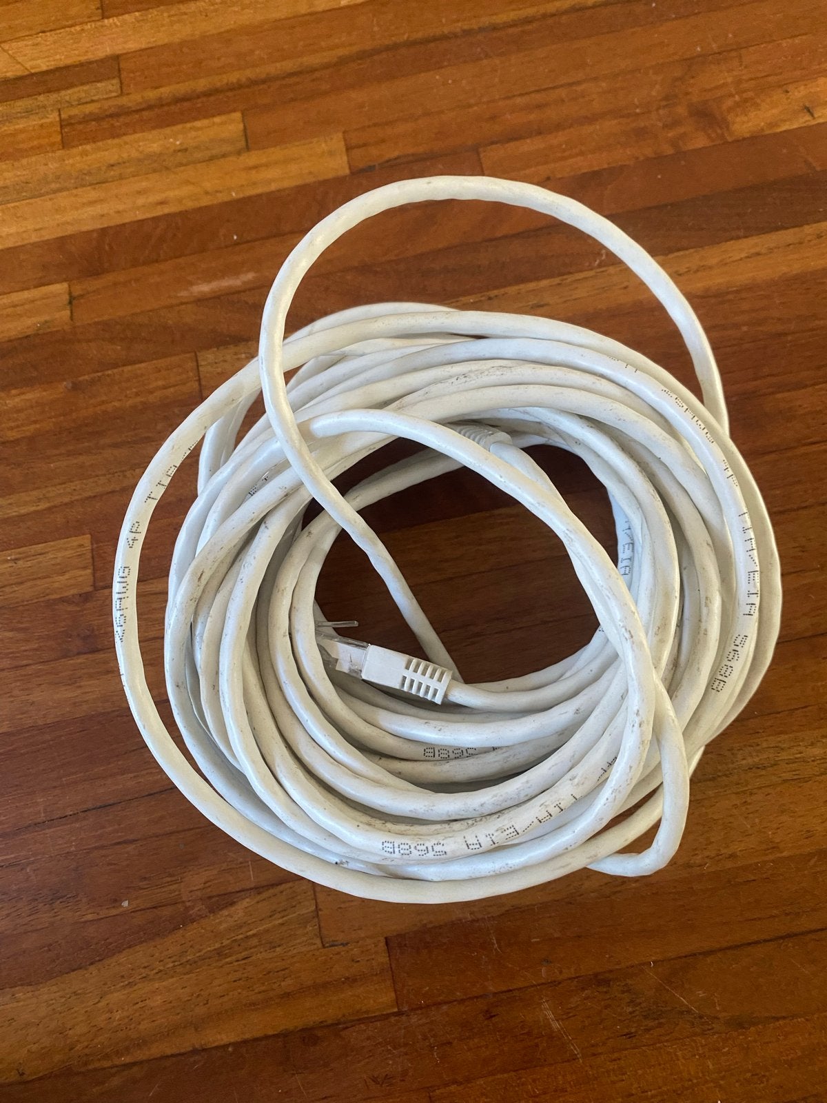 Erlo Cat5 UTP Netwerkkabel - 6 meter - Wit, Ophalen, Gebruikt